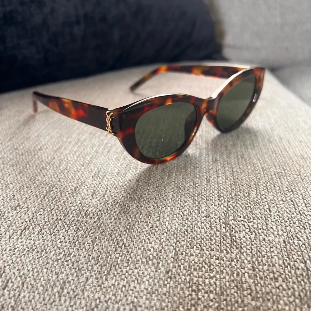 Saint Laurent YSL M115 Tortoise Shell Sunglasses - Picture 7 of 7